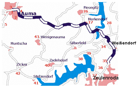 Route fr den Planetenwanderweg